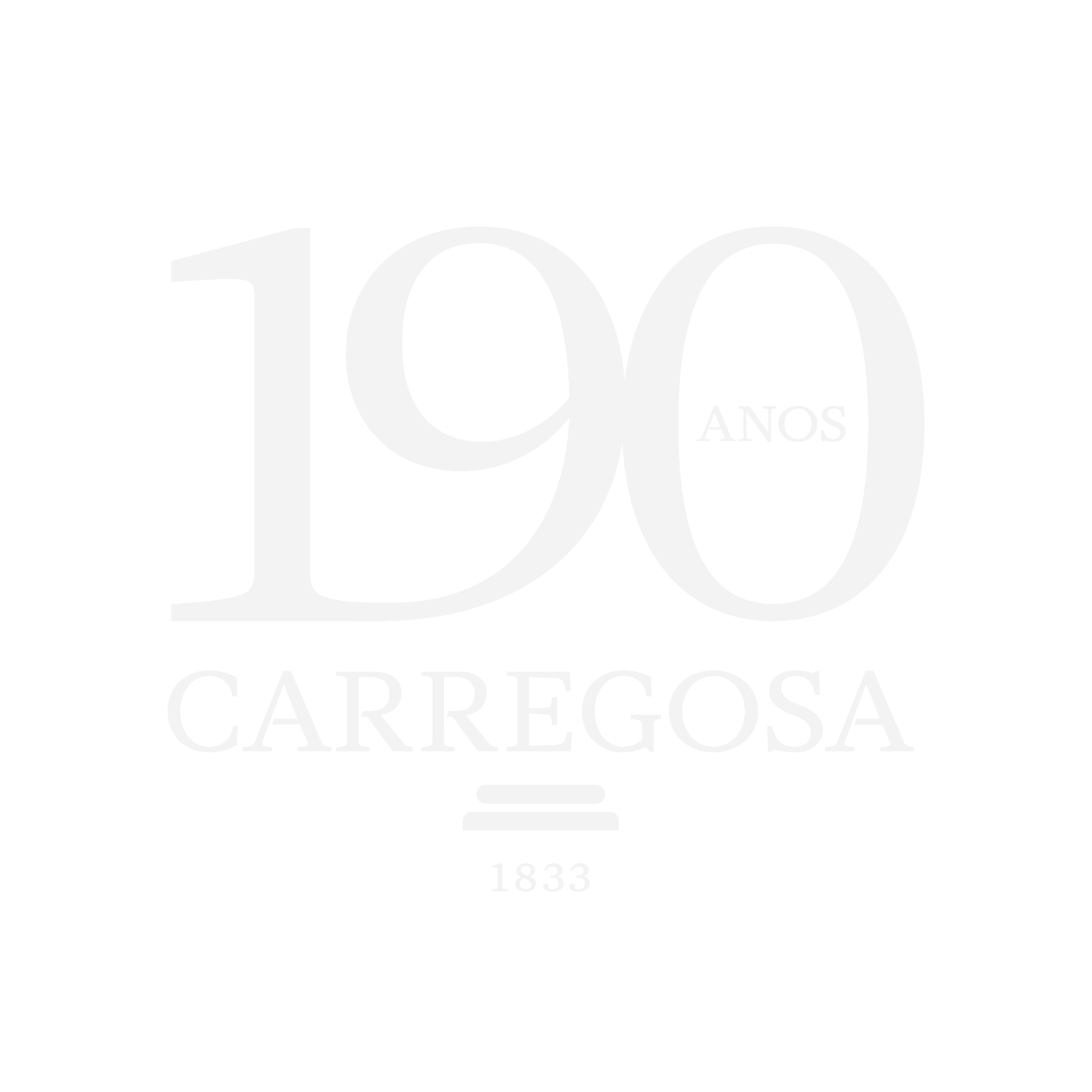 Logótipo para celebração dos 190 anos do Banco Carregosa